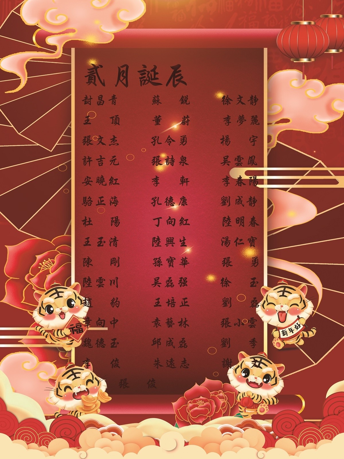 【生日祝?！抗ё?2月生日的員工生日快樂(lè )！